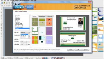 Business Cards Designer Program screenshot