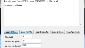 J4L Barcode Vision for Delphi screenshot