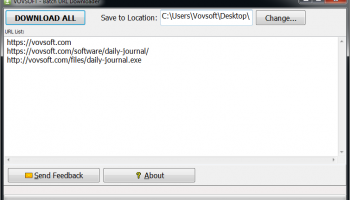 Batch URL Downloader screenshot