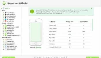 Tipard iOS Data Recovery screenshot
