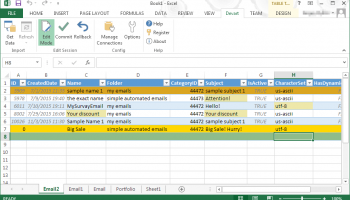 Excel Add-in for Salesforce Marketing Cloud screenshot