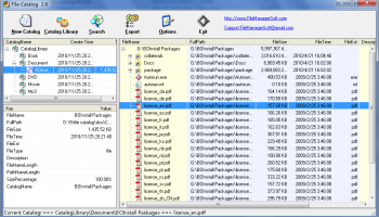 FMS File Catalog screenshot