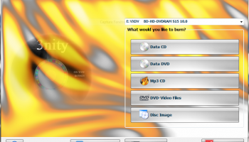 3nity CD DVD BURNER screenshot