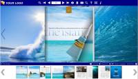 Flash Flip Book Templates of Sea Theme screenshot