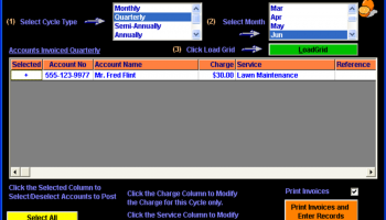 Citrus Cycle Invoicer screenshot