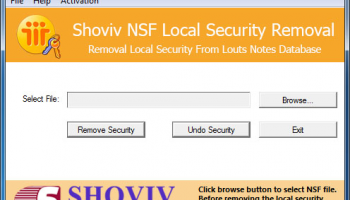 NSF Local Security Removal screenshot