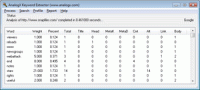 AnalogX Keyword Extractor screenshot