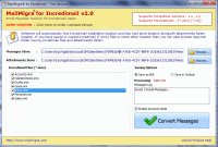 Incredimail to Outlook 2013 Converter screenshot