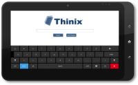 Thinix TouchKeyboard screenshot