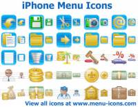 iPhone Menu Icons screenshot