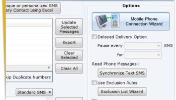 Online SMS screenshot