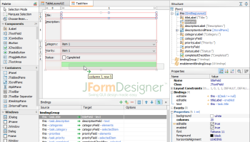 JFormDesigner screenshot