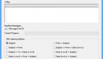 Remove Attachments from EML File screenshot