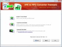 Boxoft APE to MP3 Converter (freeware) screenshot