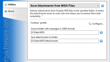 Save Attachments from MSG Files screenshot