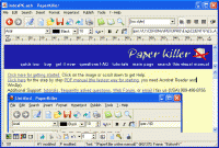 Paper Killer create manage documentation screenshot