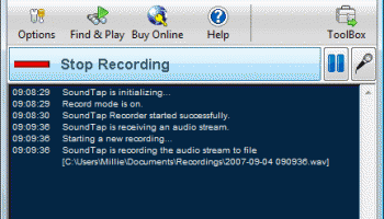 SoundTap Streaming Recorder Free screenshot