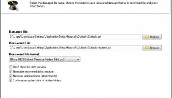 Inbox Repair Tool for PST screenshot