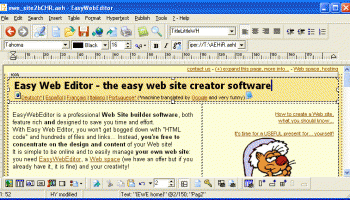 Easy Web Editor Italiano screenshot