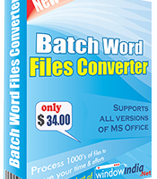 Batch Word File Converter screenshot