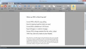 PDF to Word Free screenshot