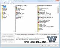 Winstep Start Menu Organizer PRO screenshot