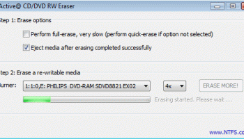 Active@ DVD Eraser screenshot