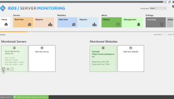 RDS Server Monitoring screenshot