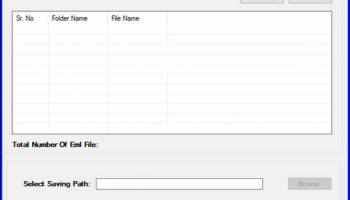 EML to MSG File Converter software screenshot