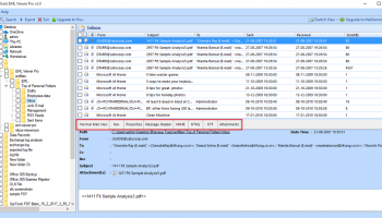 EML File Converter to PDF screenshot