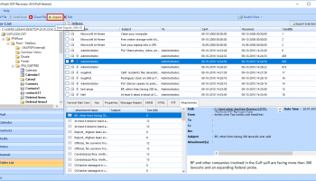 Open OST File in PST Outlook screenshot