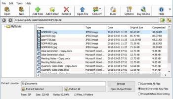 Express Zip Compression Software Free screenshot