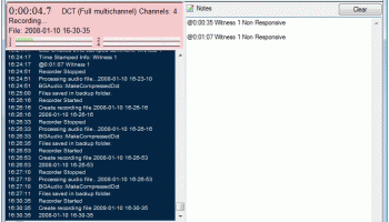 MSRS Court and Conference Recorder screenshot