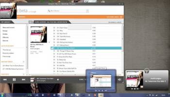 Google Music Desktop Player screenshot