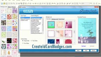 Greeting Cards Maker Software screenshot
