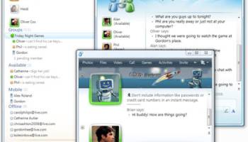 Windows Live Messenger 2009 screenshot