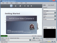 ImTOO Zune Video Converter screenshot