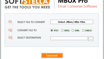 Convert MBOX to PST screenshot