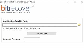 PST Password Recovery Outlook 2010 screenshot