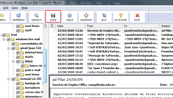 Migrate Windows Live Mail 2012 to Outlook 2013 screenshot