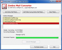 Convert Zimbra Emails to PST screenshot