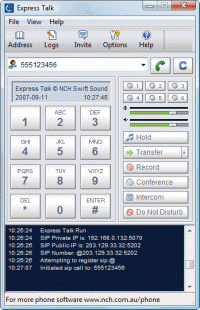 Express Talk Business VoIP Softphone screenshot