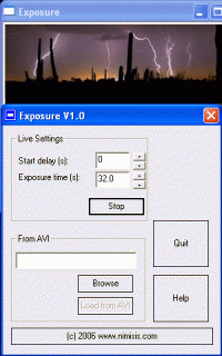 Exposure screenshot