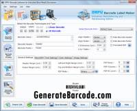 Warehousing Barcode Generator Software screenshot