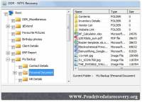 NTFS Data Recover Software screenshot