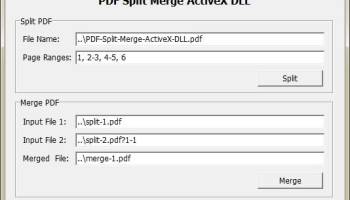 AzSDK PDF Split Merge ActiveX DLL screenshot