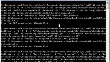 Image to PDF OCR Converter Command Line screenshot