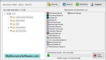 Windows NTFS Recovery Software screenshot