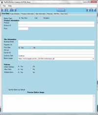PayPal Button Creator 2012 Professional XHTML screenshot