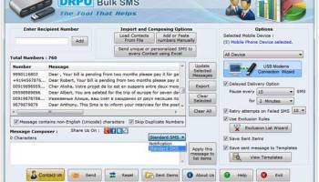 Bulk Text Messaging Program screenshot